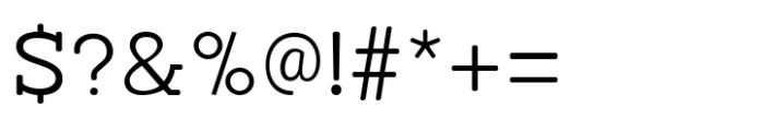 Jill Type Regular Font OTHER CHARS
