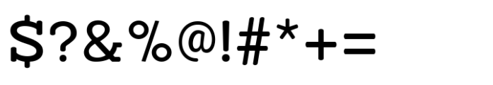 Jill Type Semi Bold Font OTHER CHARS