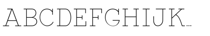 Jill Type Thin Font UPPERCASE