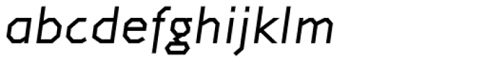 Jillican Italic Font LOWERCASE