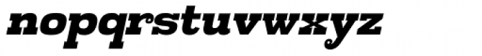Jillsville ExtraBold Italic Font LOWERCASE