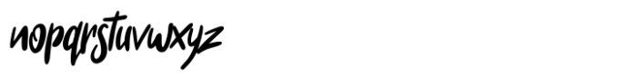 Jimmslofs Regular Font LOWERCASE