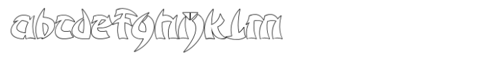 Jingjou Outline FONT