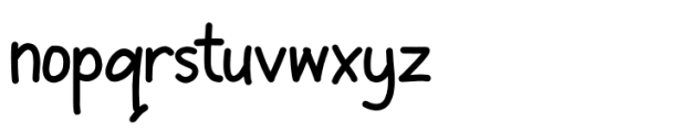 Jingle Bells Regular Font LOWERCASE