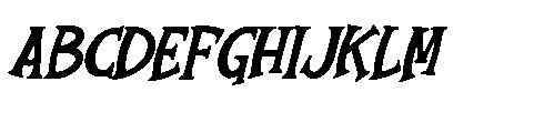 Jingle Cheer Italic Font UPPERCASE