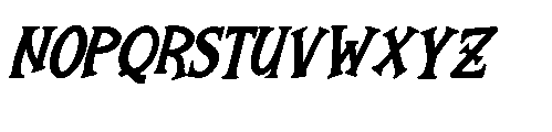 Jingle Cheer Italic Font UPPERCASE