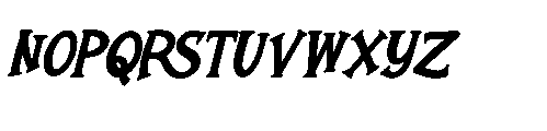 Jingle Cheer Italic Font LOWERCASE