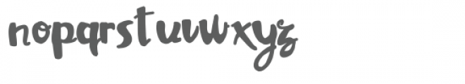 jillowy Font LOWERCASE