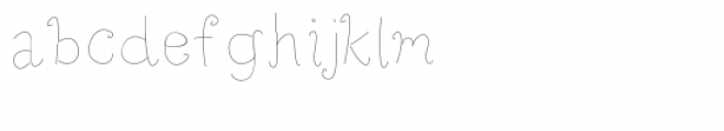 jingle sketch Font LOWERCASE