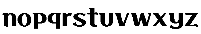 Jjblackrose Regular Font LOWERCASE