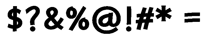 Jjgulwol Bold Font OTHER CHARS