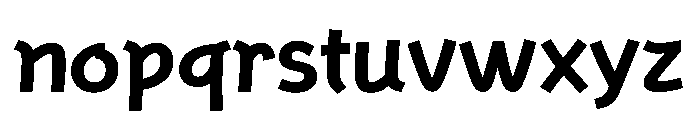 Jjgulwol Bold Font LOWERCASE