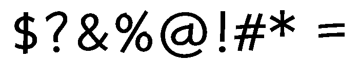 Jjgulwol Regular Font OTHER CHARS