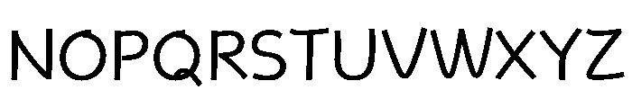 Jjgulwol Regular Font UPPERCASE