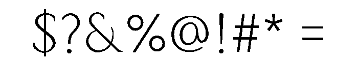 Jjhayanmaeum Light Font OTHER CHARS
