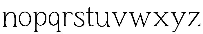 Jjhayanmaeum Light Font LOWERCASE