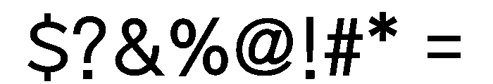 Jjjgothic Medium Font OTHER CHARS