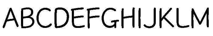 Jjmemo Regular Font UPPERCASE