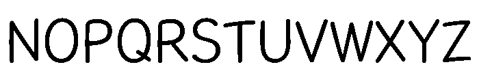 Jjmemo Regular Font UPPERCASE