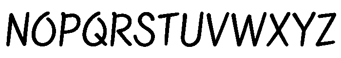Jjordinarybeing Regular Font UPPERCASE