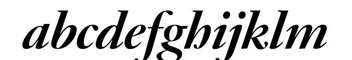 JJannon Display Bold Italic Font LOWERCASE