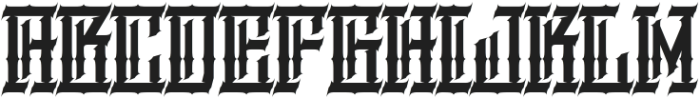 JKR - MALFICO ALTERNATE otf (400) Font UPPERCASE