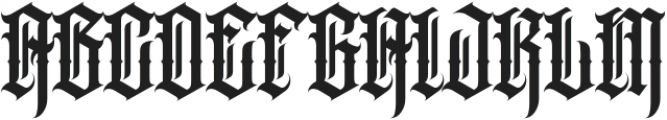 JKR - MORTAL V02 otf (400) Font UPPERCASE