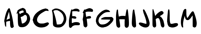Jks Handwriting Regular Font UPPERCASE