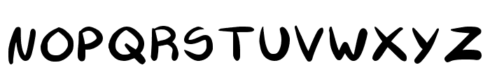 Jks Handwriting Regular Font UPPERCASE