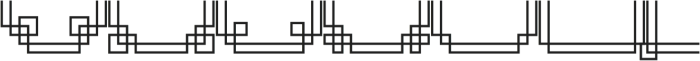 JLS Main Square Frames D Regular otf (400) Font LOWERCASE