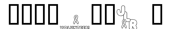 JLR Awareness Ribbons Font OTHER CHARS