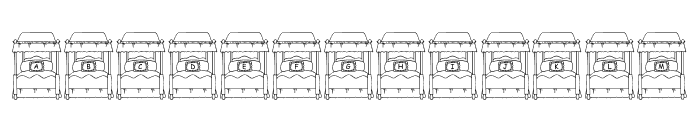 JLR Big Girl Bed Font LOWERCASE