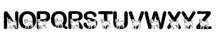 JLR Doggon! Font UPPERCASE