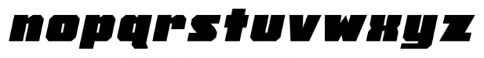 JLS OverKill Champion Oblique Font LOWERCASE