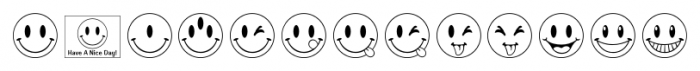 JLS Smiles Regular Font UPPERCASE