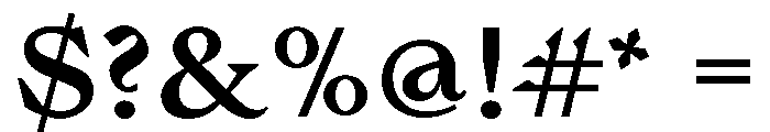 JLJoseleen 2018Reg Font OTHER CHARS