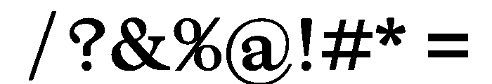 JLLimpetGranite Bold Font OTHER CHARS