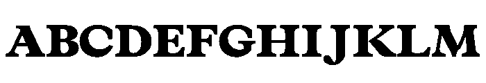 JLLimpetGranite Heavy Font UPPERCASE