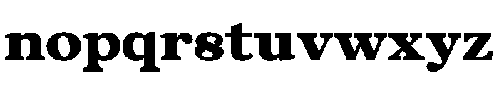 JLLimpetGranite Heavy Font LOWERCASE