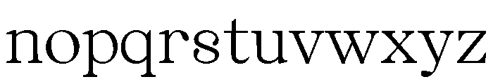 JLLimpetGranite Thin Font LOWERCASE