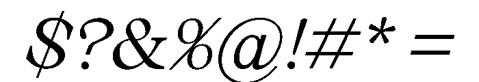 JLLimpetIntertidal Light Font OTHER CHARS