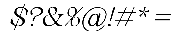 JLLimpetIntertidal Thin Font OTHER CHARS