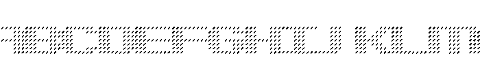 JLTicker Eight Font UPPERCASE