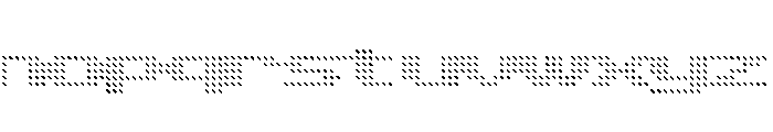 JLTicker Four Font LOWERCASE