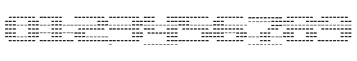 JLTicker Nine Font OTHER CHARS