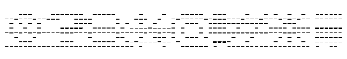JLTicker Nine Font OTHER CHARS