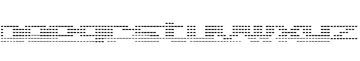 JLTicker Nine Font LOWERCASE