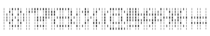 JLTicker Six Font OTHER CHARS