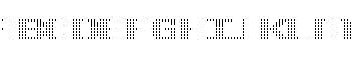 JLTicker Six Font UPPERCASE