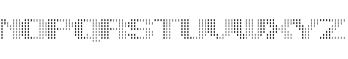 JLTicker Six Font UPPERCASE